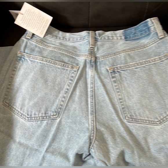 NWOT ETICA DEVON HIGH WAIST WIDE LEG DISTRESSED JEANS SIZE 30 - Picture 8 of 10